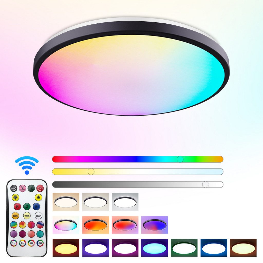 BRAIDOL LED Deckenleuchte RGB+W 30cm