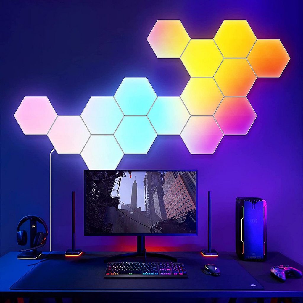SUNICOL Hexagon LED Wandleuchte